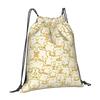 Custom P-Pompompurines Drawstring Bag Men Women Lightweight Dog Cartoon Sports Gym Storage Backpack