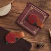 1/2 Stück Vintage Rose Kaffee Doppelseitige Magnetische Lesezeichen-Clips Für Männer Frauen Retro PU-Leder Magnetische Lesezeichen Lesezeichen