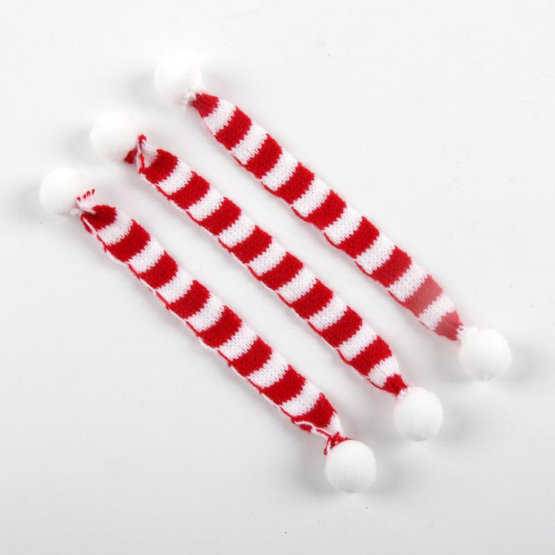 Beverage Drinking Cup for Party Use Glass Cup Elegant with Mini Scarf Christmas Gift Stemwares Wine Glass High Stemmed 1/2pcs