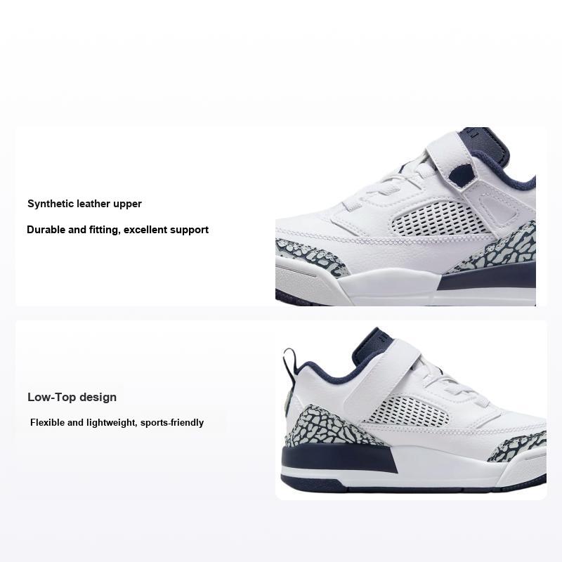 Кроссовки Air Jordan Spizike Low PS Obsidian Детские Белые Чистый Платиновый FQ3951-104 28