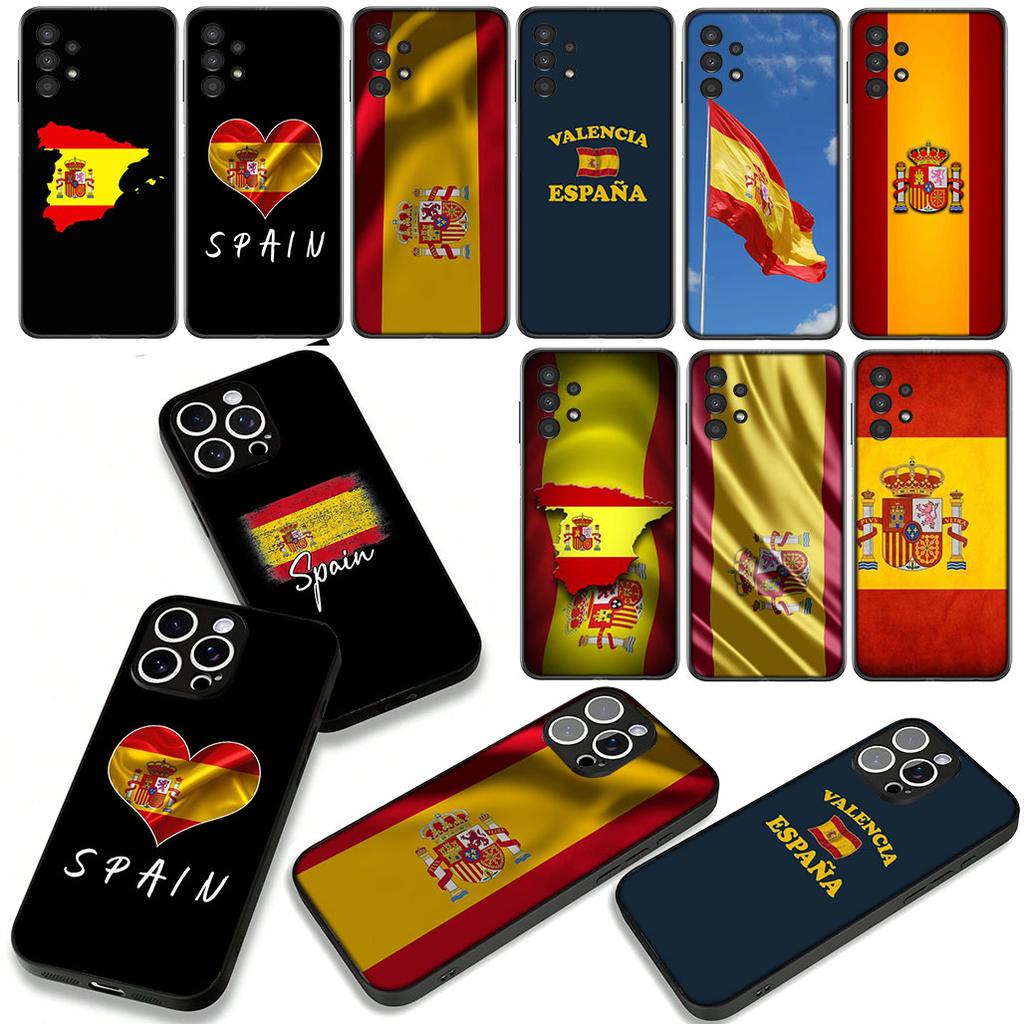 Handyhülle Spanien Flagge Gelb Rot Hülle für Xiaomi Redmi Note 15 11 9 10 Pro Plus A5 9A 9T 10A 10C 9C NFC 15C 8T Case