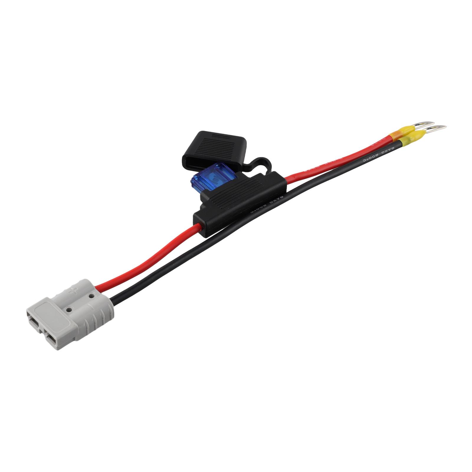 Автомобильный соединительный кабель 30 см 8 AWG 50 А с резиновыми уплотнениями. Надежное электропитание для электромобилей и аккумуляторных боксов. China Mainland