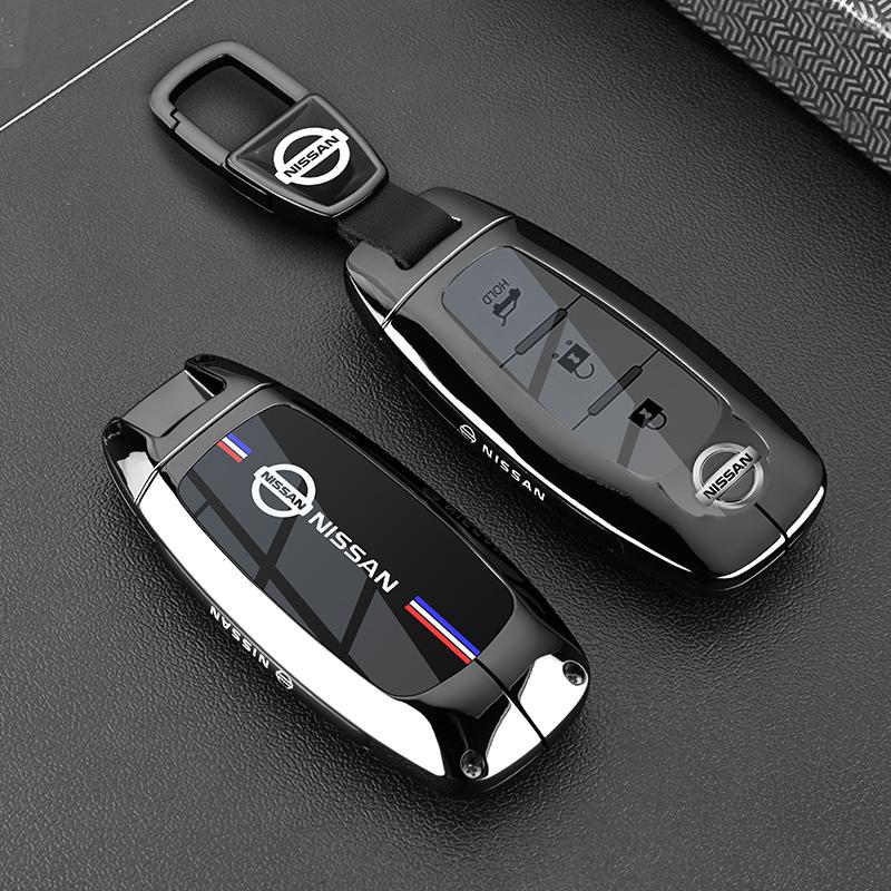 3 4 Buttons Remote Key Case Cover Shell Fob Holder Keychain For Nissan X-trail T33 Qashqai J12 Teana Altima Ariya 2022 2023