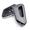 Carbon Fiber Smart Car Key Fob Cover Case Chain Ring For Vw Golf Gti Mk8 Id.3 Id.4 Atlas Seat Tarraco Ateca Cupra Formentor Born