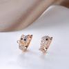 Kinel Cute Cat Drop Earrings For Women Zircon Full Paved Romantic Party Stud Earring Gift