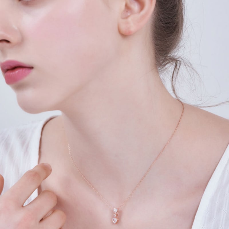 ELLE Jewelry Bling Heart Necklace ELBRNN230