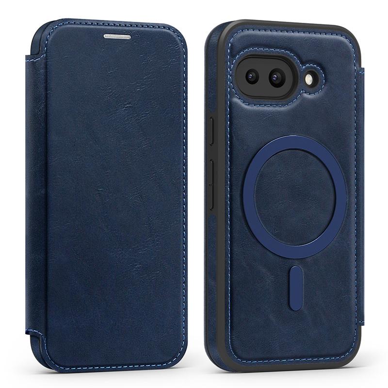 

For Magsafe Magnetic 360°Full Protection Leather Wallet Card Slot Flip Bracket Phone Case For Google Pixel 10 Pro 8 9A 9 Pro XL For Pixle 10 Pro XL