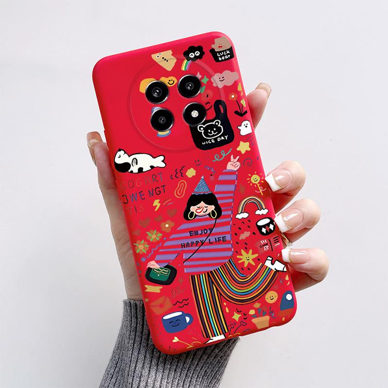 Case For Oppo Realme 13 Pro Funda Cute Cartoon Cat Dog Fox Silicone Soft Back Cover For Realme 13 Pro Plus 13pro 5G Phone Cases