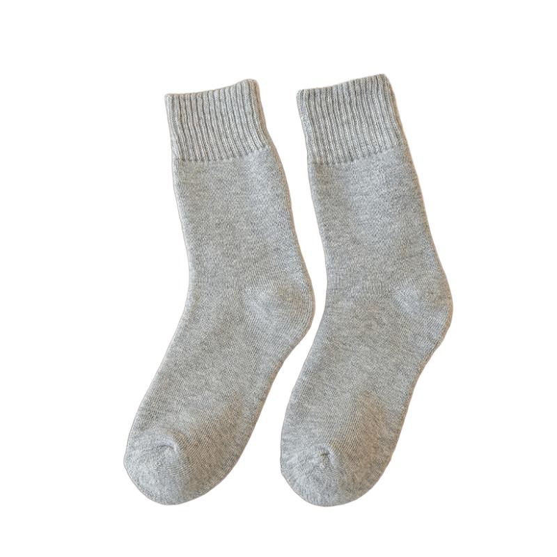 

3 пары мужских женских шерстяных носков для пар однотонные зимние снежные рождественские подарки термо кашемировые мериносовые утолщенные флисовые махровые носки EU(37-46)