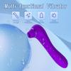 2 In 1 Clitoral Stimulator G-spot Vibrator, 10 Powerful Licking and Vibration Patterns, Couples Sex Toys Clitoral Female Vibrator, Adult Sex Toys