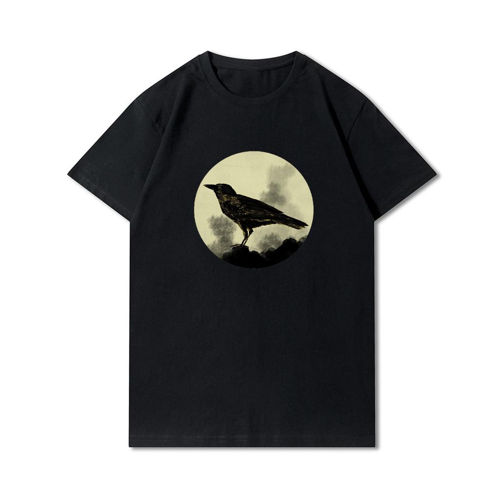 100% Cotton Summer Men T Shirts Viking Vintage Skull Beard with Headphone Printed Casual Top Tees