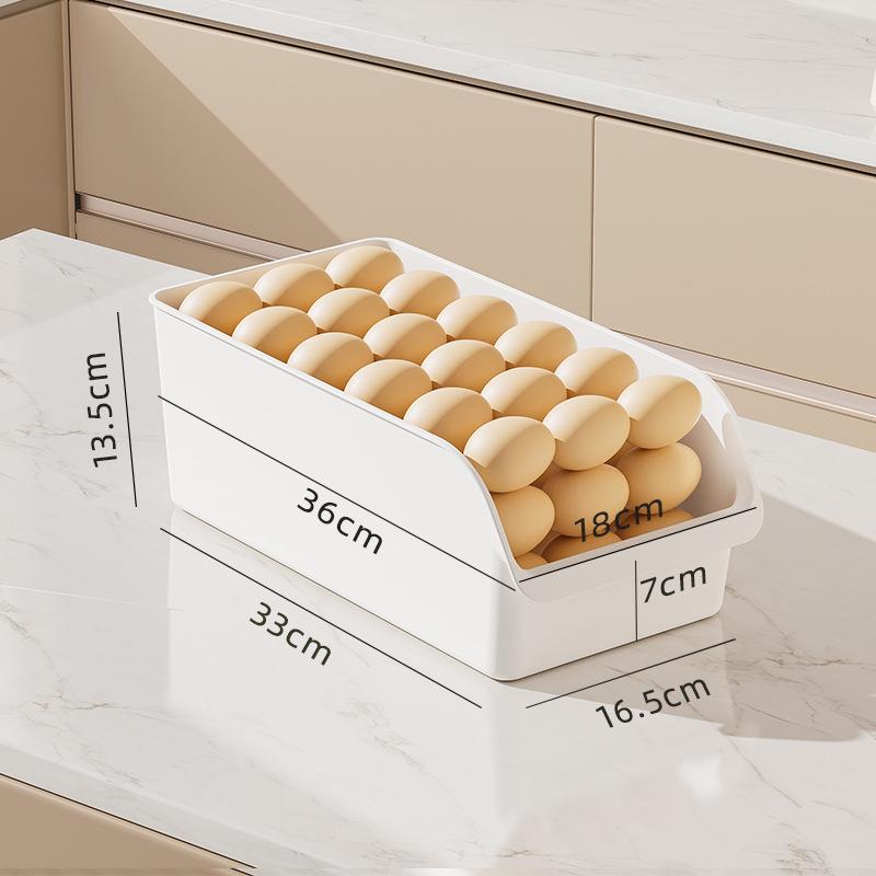 Transparent Egg Rack & Fresh-Keeping Refrigerator Drawer Box