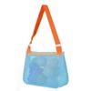 Tragbare Mesh-Strandtasche, Waschhandtasche, Bade-/Schwimmen-/Badetasche, transparente Reise-Kulturtasche