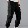 Men's Multi-pocket Heavyweight Twill Joggers for Spring and Autumn