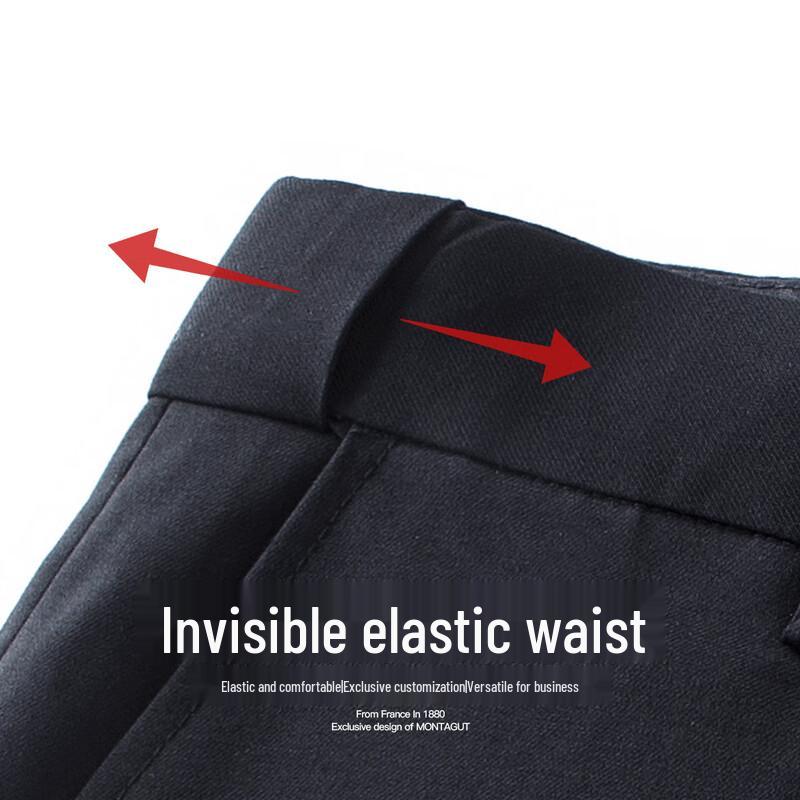 Montagut Men's Slim-Fit Stretch Suit Pants