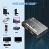 8K HDMI 2.1 Switch Splitter, 2 In 1 Out Bi-Directional Switcher Supported 4K@120Hz 8K@60Hz Aluminum HDMI Switch for PS5 Xbox