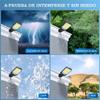 Solar LED Lights 108 COB 3 Modes Motion Sensor IP65 Waterproof Outdoor Garden Path Lighting with 180°Adjustable Panel