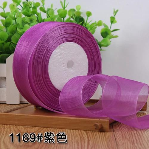 (50yards/roll) 12/15/20/25/40mm Organza Ribbon Gift Wrapping Decoration Christmas Silk Ribbons for Wedding DIY Craft Handmade