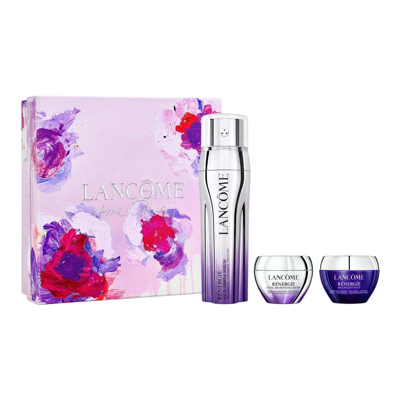 Lancôme Three-dimensional Sculpting Essence Gift Box Skin Care Set Soothing and Firming 15ml+15ml+50ml коричневый