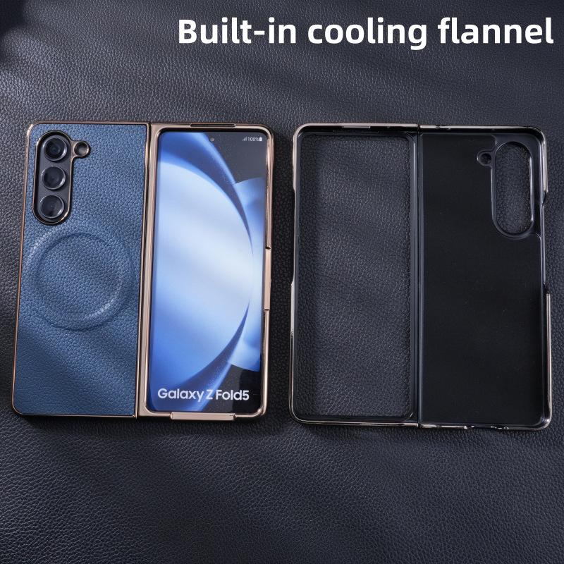 Luxury Lychee Grain Magnetic Phone Case for Samsung Z-Fold 7/6