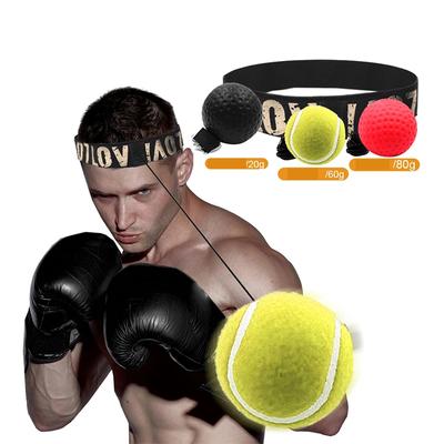 Balle de frappe en PU montée sur tête de balle de vitesse, MMA Sanda, entraînement, réaction des yeux et des mains, sac de sable à domicile, équipement de Fitness