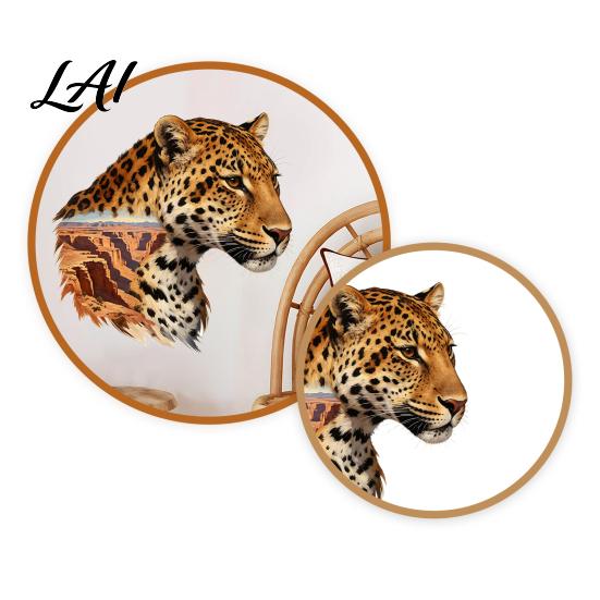 Creative Wildlife Art Stickers Animal Head Wall Sticker Peel And Stick Lion Tiger Owl Leopard Soft Decoration for Home PVC Decal Removable