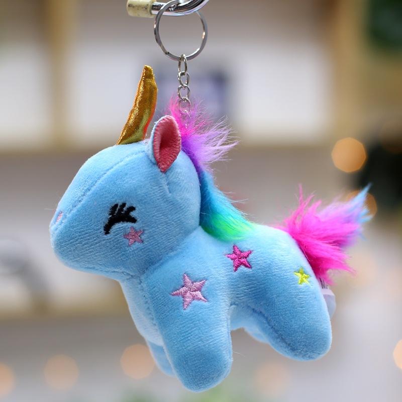 New Unicorn Plush Toy Dolls Small Pendant Bags Keychain Ornaments Dolls for Girlfriend