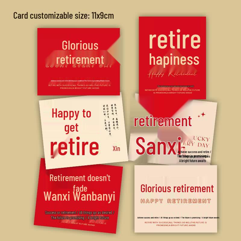 Retirement Greeting Card Set
