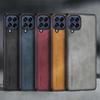 For Samsung Galaxy A12 A22 4G A42 5G Case Luxury Leather Phone Case For Samsung M12 M22 M32 M42 Back Cover Silicone Protection