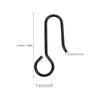60Pcs Curtain Track Hooks S-Shaped Metal for Ceiling Mount Drapes Heavy Duty Slide Smooth Noise Reducing Home Decor