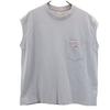 Danton No Sleeve T-shirt 36 Gray POCKET Women Used