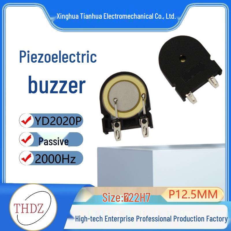 2207 Passive Buzzer THDZ, 2KHz Frequency, 5-16V, Horseshoe & U Shape YD2020P.