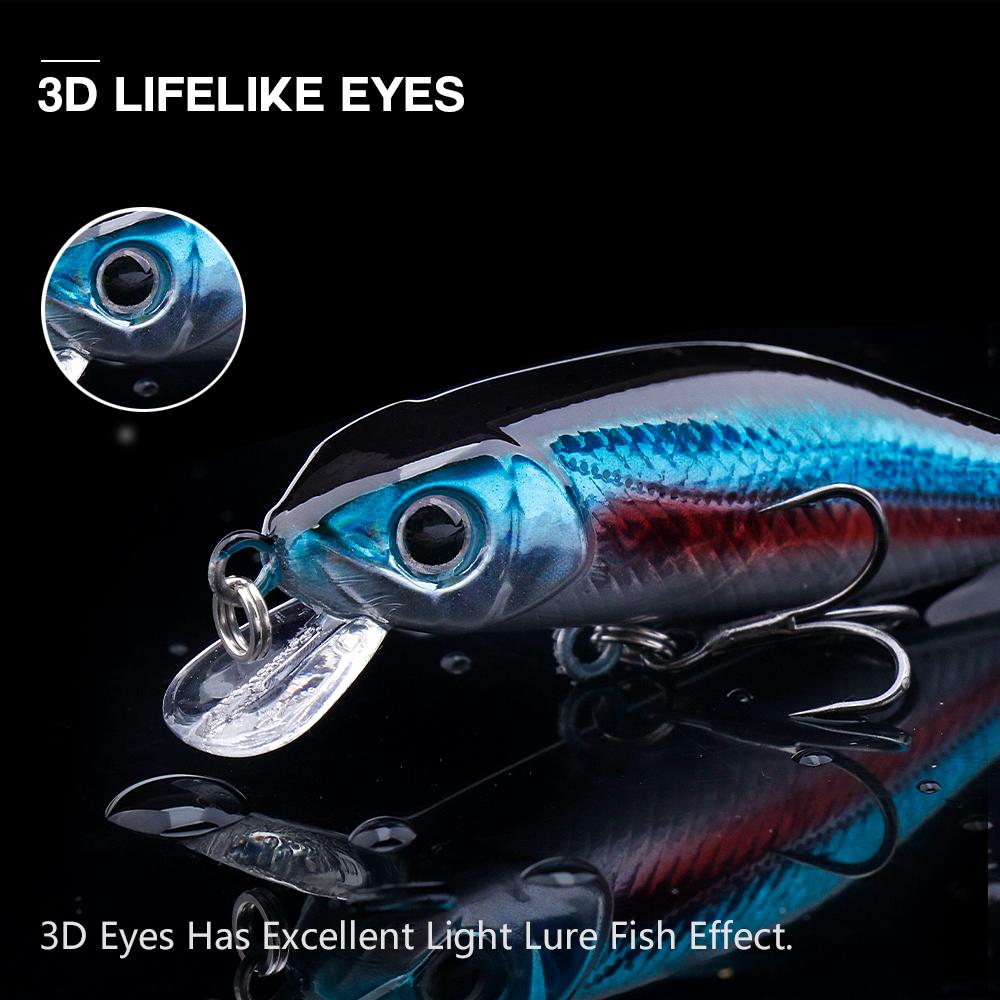 Floating Wobblers For Pike Japan 60mm 5g Holographic Crank Minnow Lures For Fishing Bass Artificial Bait Swimbait