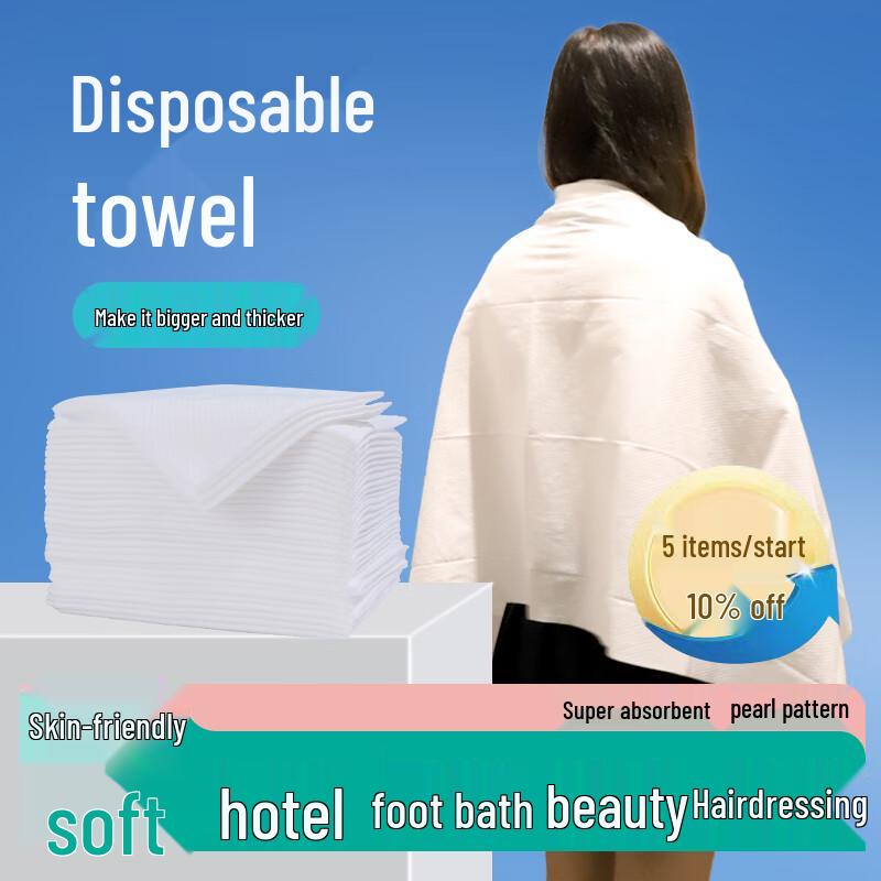 Bayiipin Einweg-Haar- und Fuß-Spa-Handtücher