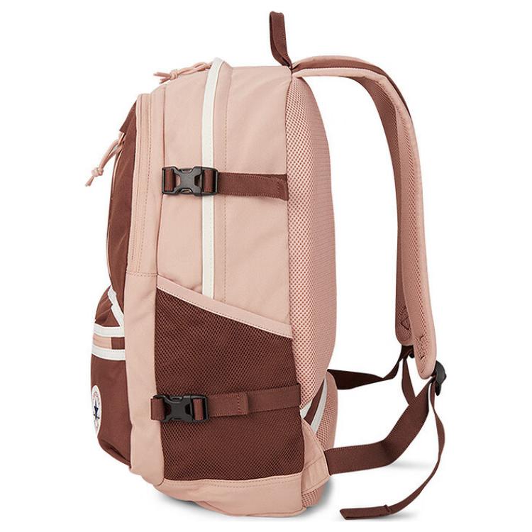 New Converse Polyester Backpack Unisex Brown 10026647-A05