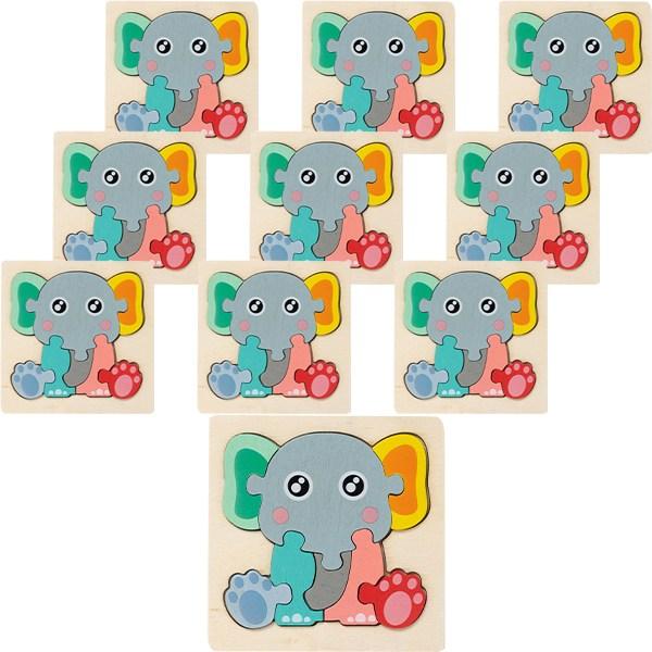 

Магазины народной живописи Simple Puzzle Elephant UDOWD0113, 10, 8 деталей, Корея Лучший пазл для малышей