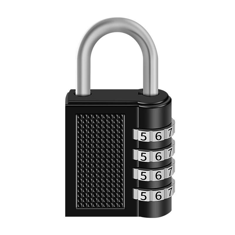 4-Digit Combination Padlock: Large, Anti-Theft Lock for Gym, Warehouse, Outdoor, and Locker Doors
