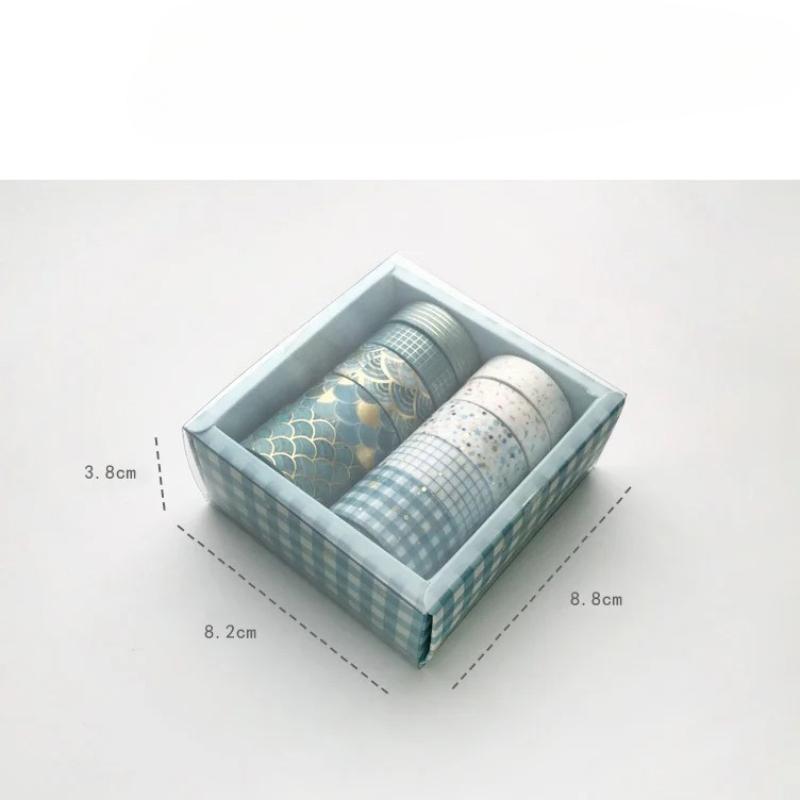 10 buc/set Kawaii Diverse Opțiuni Bandă adezivă Washi Tape Diy Scrapbooking Etichetă autocolant Papetarie japoneză