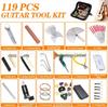 119-in-1 Guitar Tool Set: Strings, Screwdriver, T-Wrench, Pliers, File, Wrench, Gap Gauge & More.