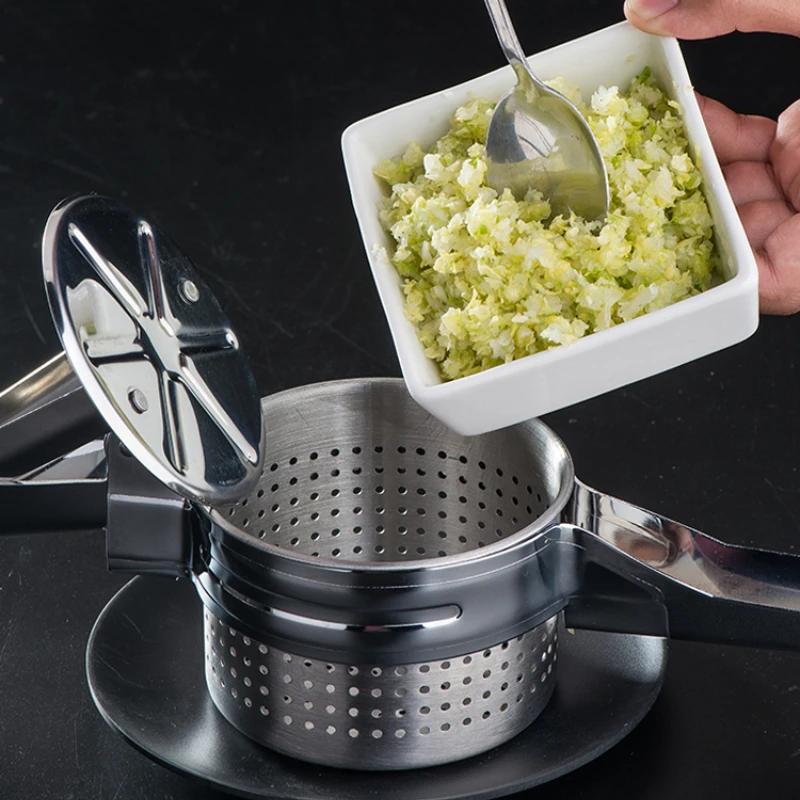Stainless Steel Manual Vegetable Water Extractor - Efficient Kitchen Tool for Dehydration, Dumpling Filling & Home Cooking
