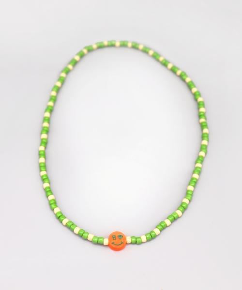 Bonbeau Kitsch Smile Two-Tone Beads Necklace 5 Colors