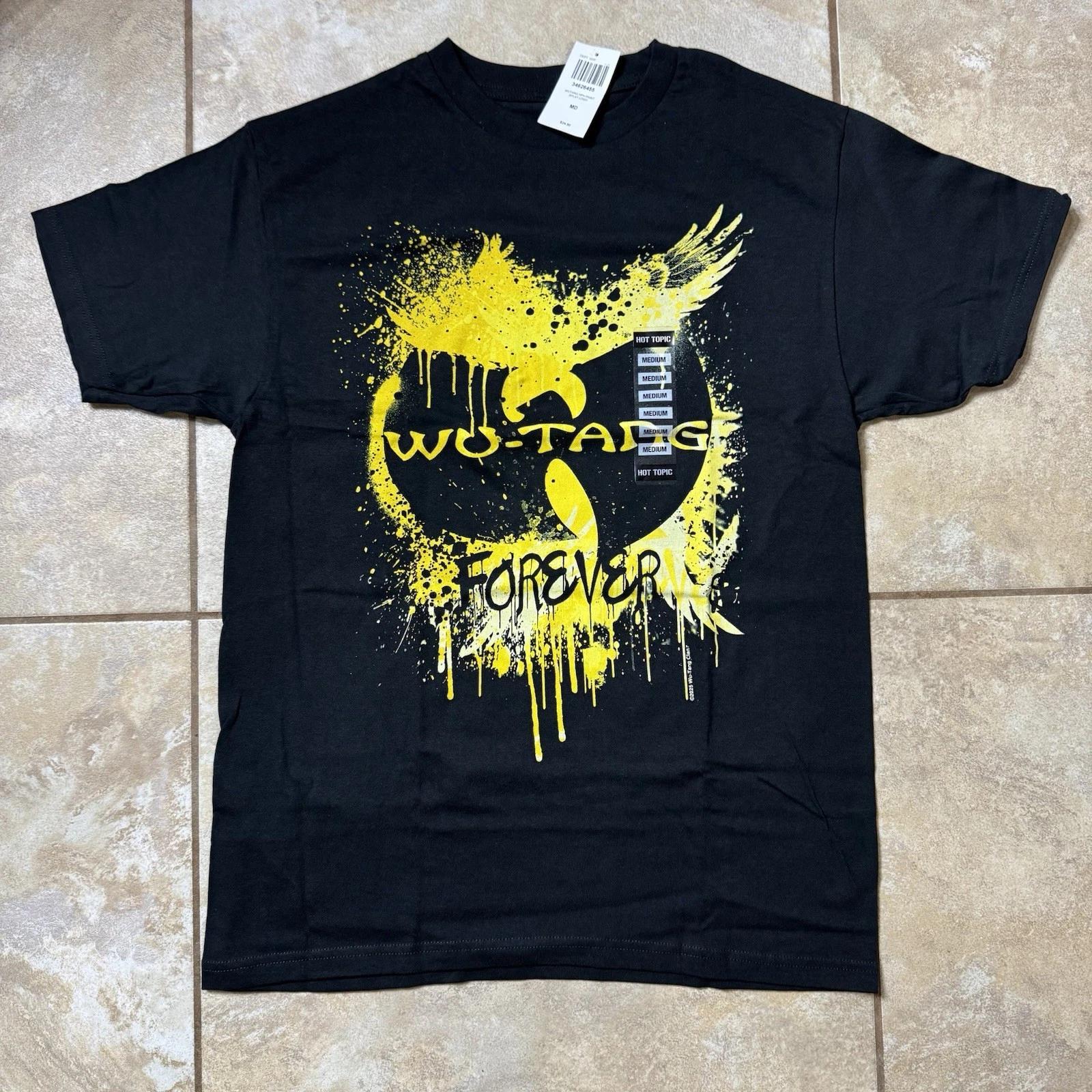 Wu-Tang Clan Forever Spatter Logo T-Shirt MEDIUM New M