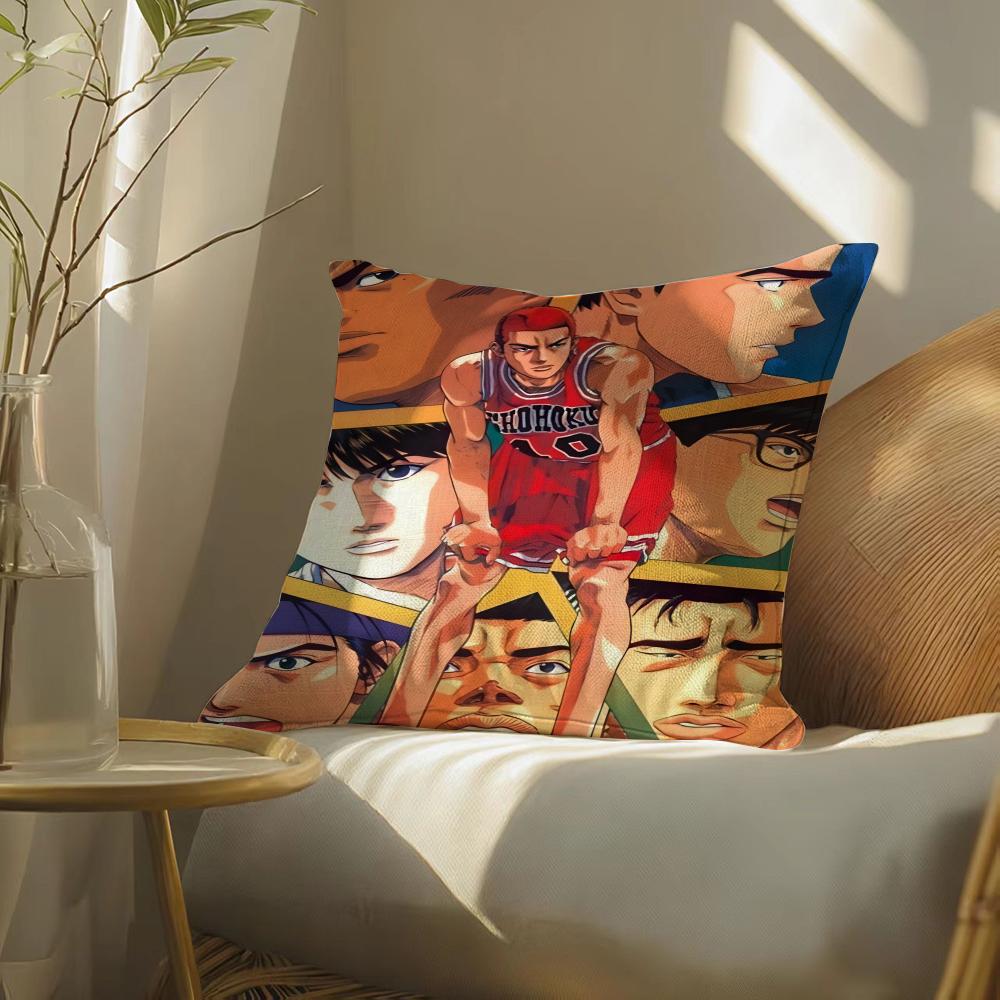 S-Slamdunkanimecute Pillow Case Pillowcase, Double-Sided Printed, Sofa Cushion, Bedroom Headboard