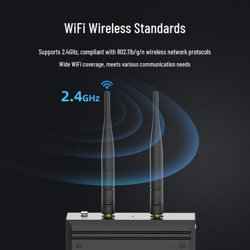 MoweStar Industrial 2.4G WiFi Router (5 Fast Ethernet Ports) (CN Version)