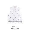 Araltay Autumn New Women's Clothing Fashion Style Fashion All-Match Casual Cut Out Embroider Shirt 3564801
