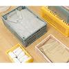 Collapsible Crate Plastic Folding Storage Box Basket Utility Cosmetic Container Desktop Holder Home Use School Desk Storage Box