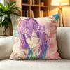 EEnsemble Stars Mayoi Ayase  Square DoubleSided Printed Pillow Case Bedroom Bedside Pillow Sofa Cushion Cover