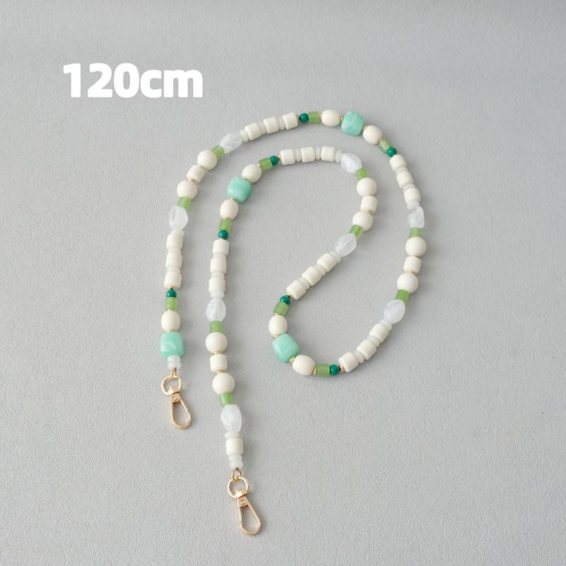 New Fashion Woman Bag Accessory Detachable Candy Beaded Chains Cute Acrylic Luxury Strap Women Elegant Bag Shoulder Handle Chain