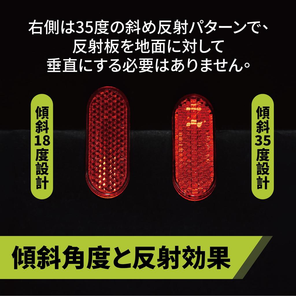 BAR AUTOTECH | Screw type rear fender reflector 35 degrees