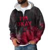 Men Zipper With Pockets  Vintage Hoodies Casual Sweatshirts Lightweight